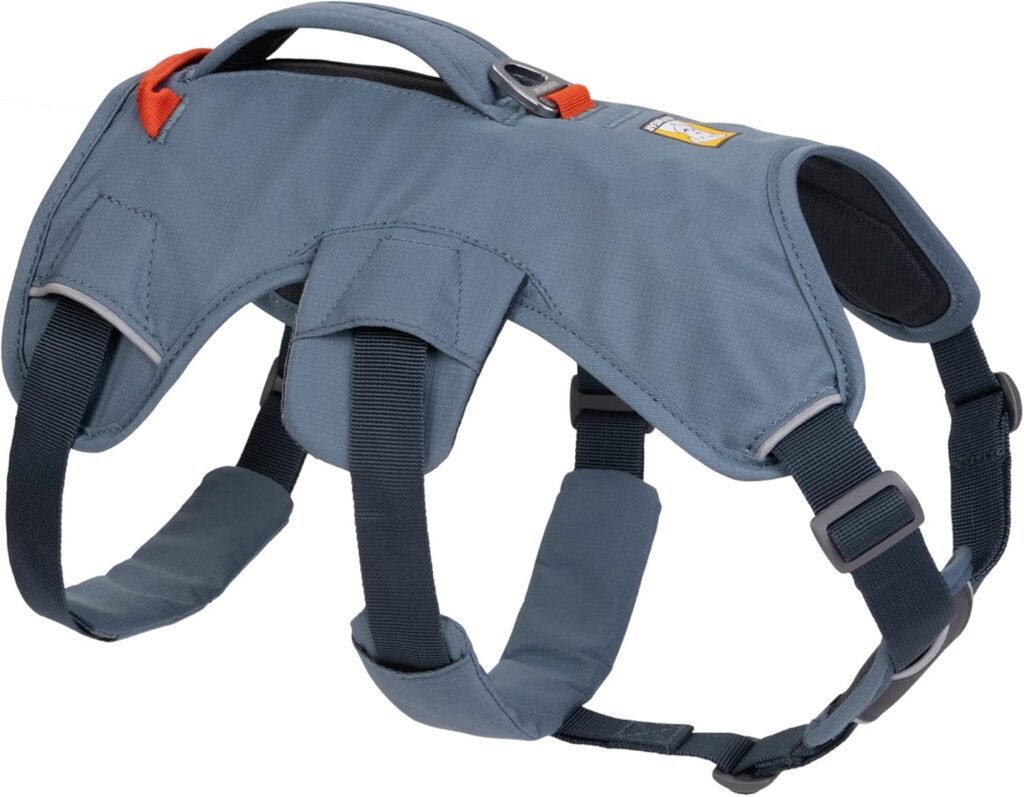 Ruffwear Web Master en galgo — arnés antiescape con asa